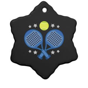 Padel Rackets Ceramic Star Ornament