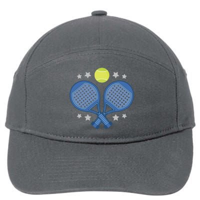 Padel Rackets 7-Panel Snapback Hat