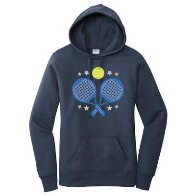 Padel Rackets Women's Pullover Hoodie