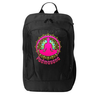 Padmasana Yoga Lotus Pose City Backpack