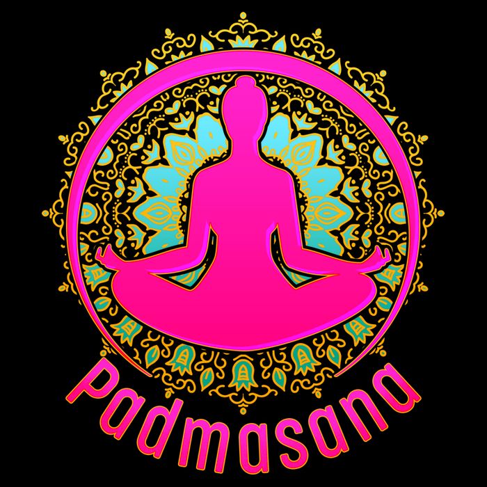 Padmasana Yoga Lotus Pose City Backpack