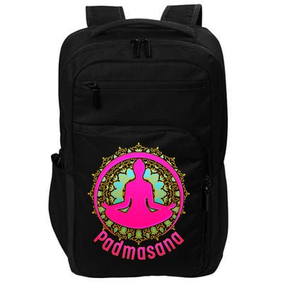 Padmasana Yoga Lotus Pose Impact Tech Backpack