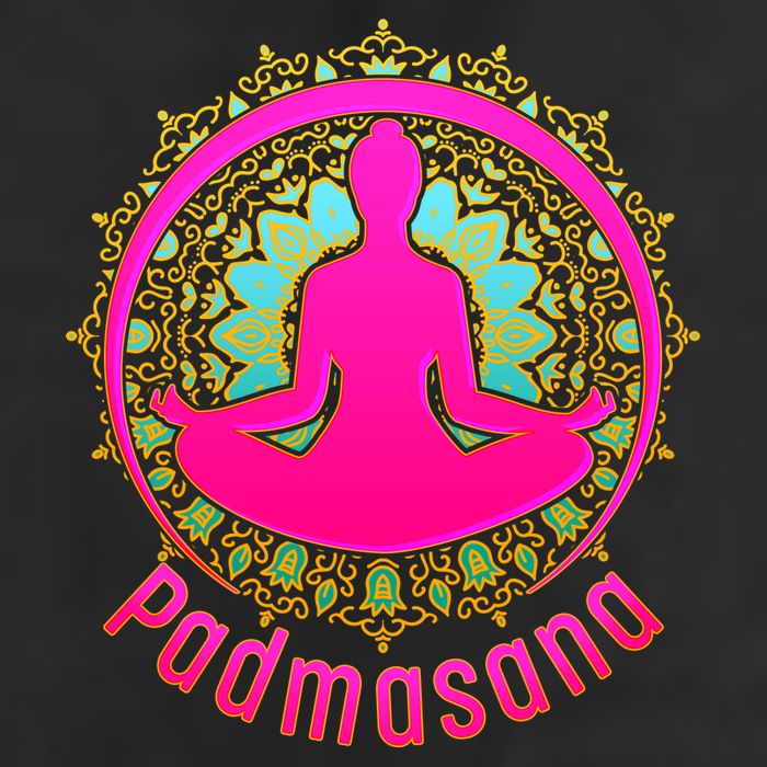 Padmasana Yoga Lotus Pose Adult Drive Performance Visor