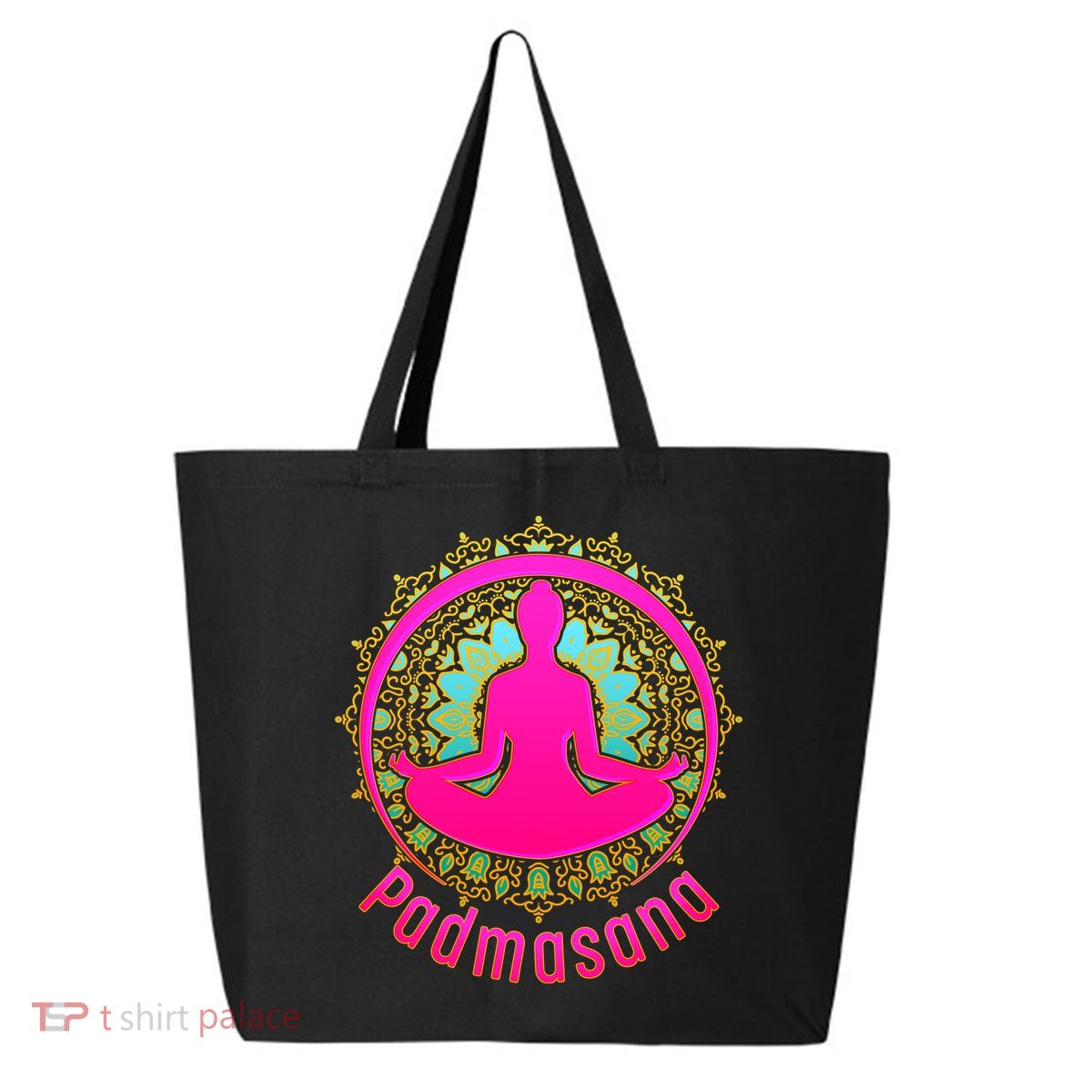 Padmasana Yoga Lotus Pose 25L Jumbo Tote