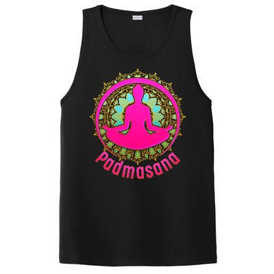 Padmasana Yoga Lotus Pose PosiCharge Competitor Tank