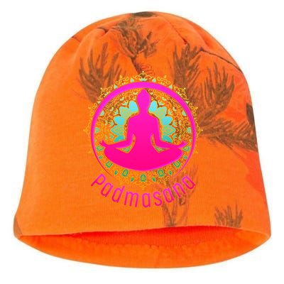 Padmasana Yoga Lotus Pose Kati - Camo Knit Beanie