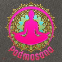 Padmasana Yoga Lotus Pose Cotton Canvas Backpack