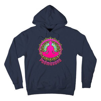 Padmasana Yoga Lotus Pose Hoodie