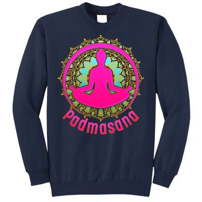 Padmasana Yoga Lotus Pose Tall Sweatshirt