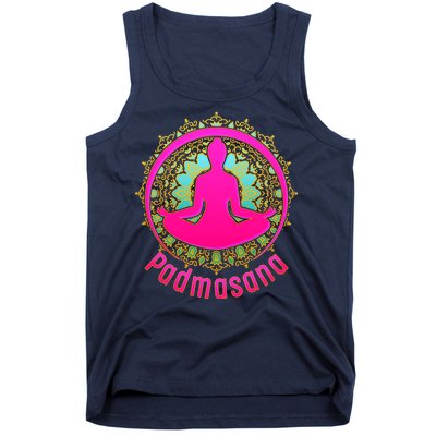 Padmasana Yoga Lotus Pose Tank Top