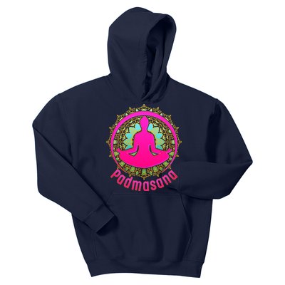 Padmasana Yoga Lotus Pose Kids Hoodie