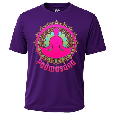 Padmasana Yoga Lotus Pose Performance Shirt