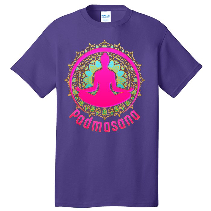 Padmasana Yoga Lotus Pose Tall T-Shirt