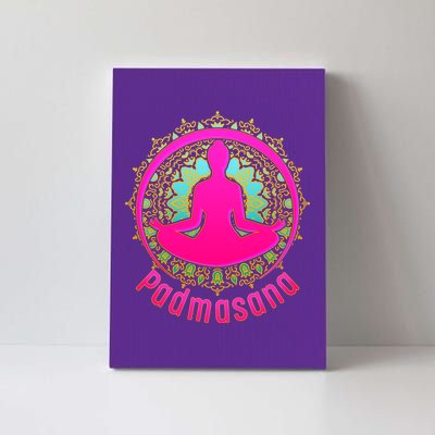 Padmasana Yoga Lotus Pose Canvas