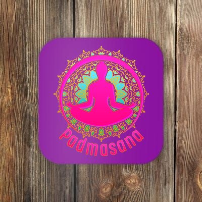 Padmasana Yoga Lotus Pose Coaster