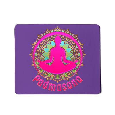 Padmasana Yoga Lotus Pose Mousepad