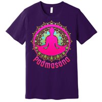 Padmasana Yoga Lotus Pose Premium T-Shirt