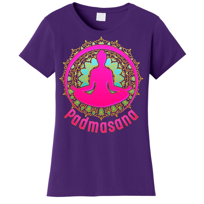 Padmasana Yoga Lotus Pose Women's T-Shirt