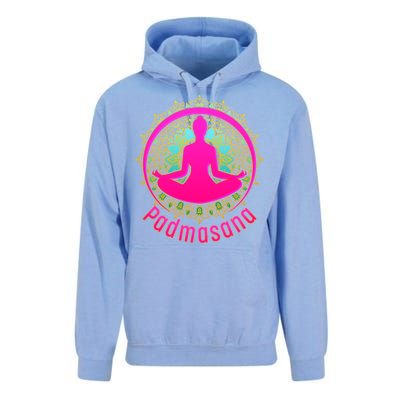 Padmasana Yoga Lotus Pose Unisex Surf Hoodie