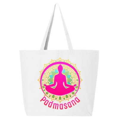 Padmasana Yoga Lotus Pose 25L Jumbo Tote