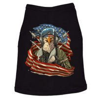 Patriotic American Eagle Fighter Pilot 4th Of July Doggie Tank