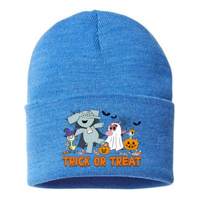 Pigeon And Elephant Trick Or Treat Halloween Costume Sustainable Knit Beanie