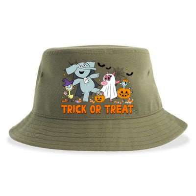 Pigeon And Elephant Trick Or Treat Halloween Costume Sustainable Bucket Hat