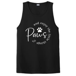 Paws And Enjoy The Little Things PosiCharge Competitor Tank