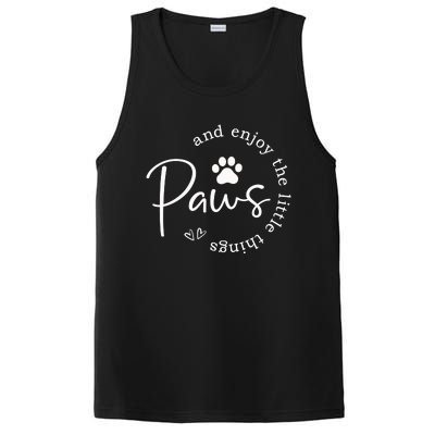 Paws And Enjoy The Little Things PosiCharge Competitor Tank