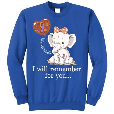 Psoriasis Awareness Elephant Gift Sweatshirt