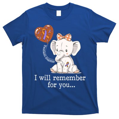 Psoriasis Awareness Elephant Gift T-Shirt