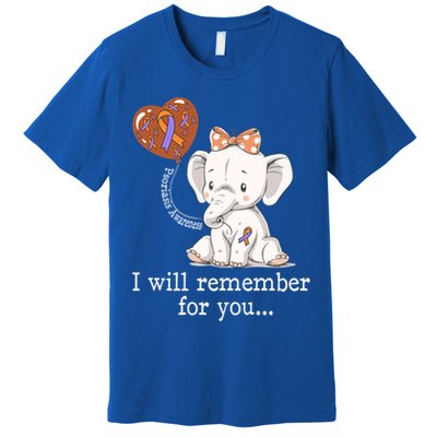 Psoriasis Awareness Elephant Gift Premium T-Shirt