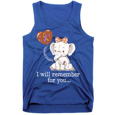 Psoriasis Awareness Elephant Gift Tank Top