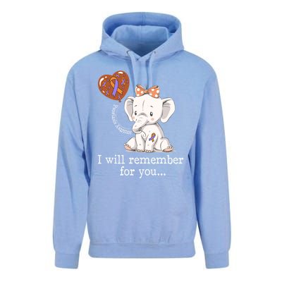 Psoriasis Awareness Elephant Gift Unisex Surf Hoodie