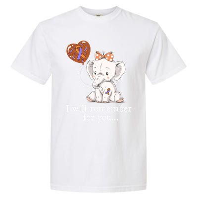 Psoriasis Awareness Elephant Gift Garment-Dyed Heavyweight T-Shirt