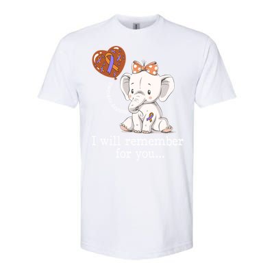 Psoriasis Awareness Elephant Gift Softstyle CVC T-Shirt