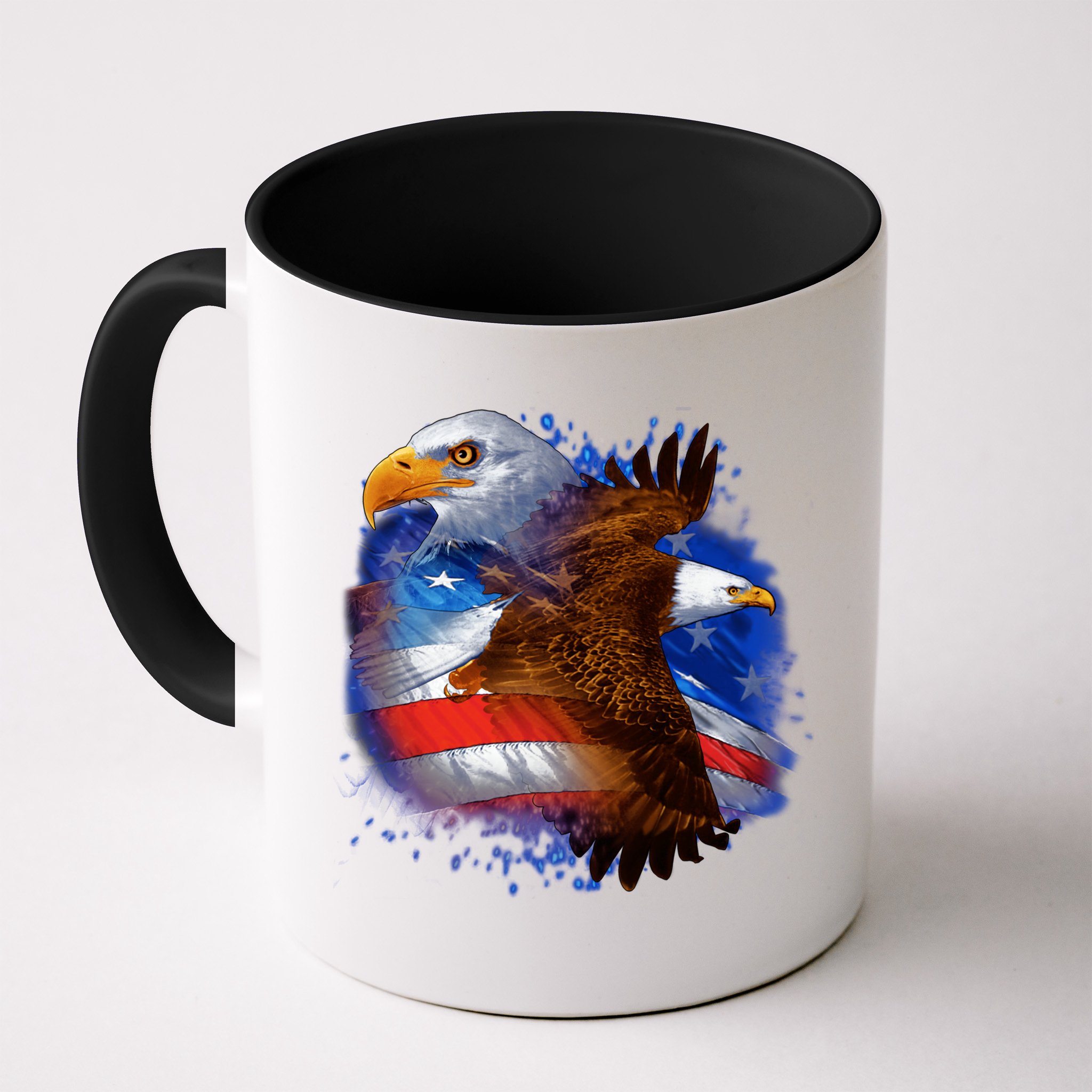 Patriotic American Eagle USA Flag Mug