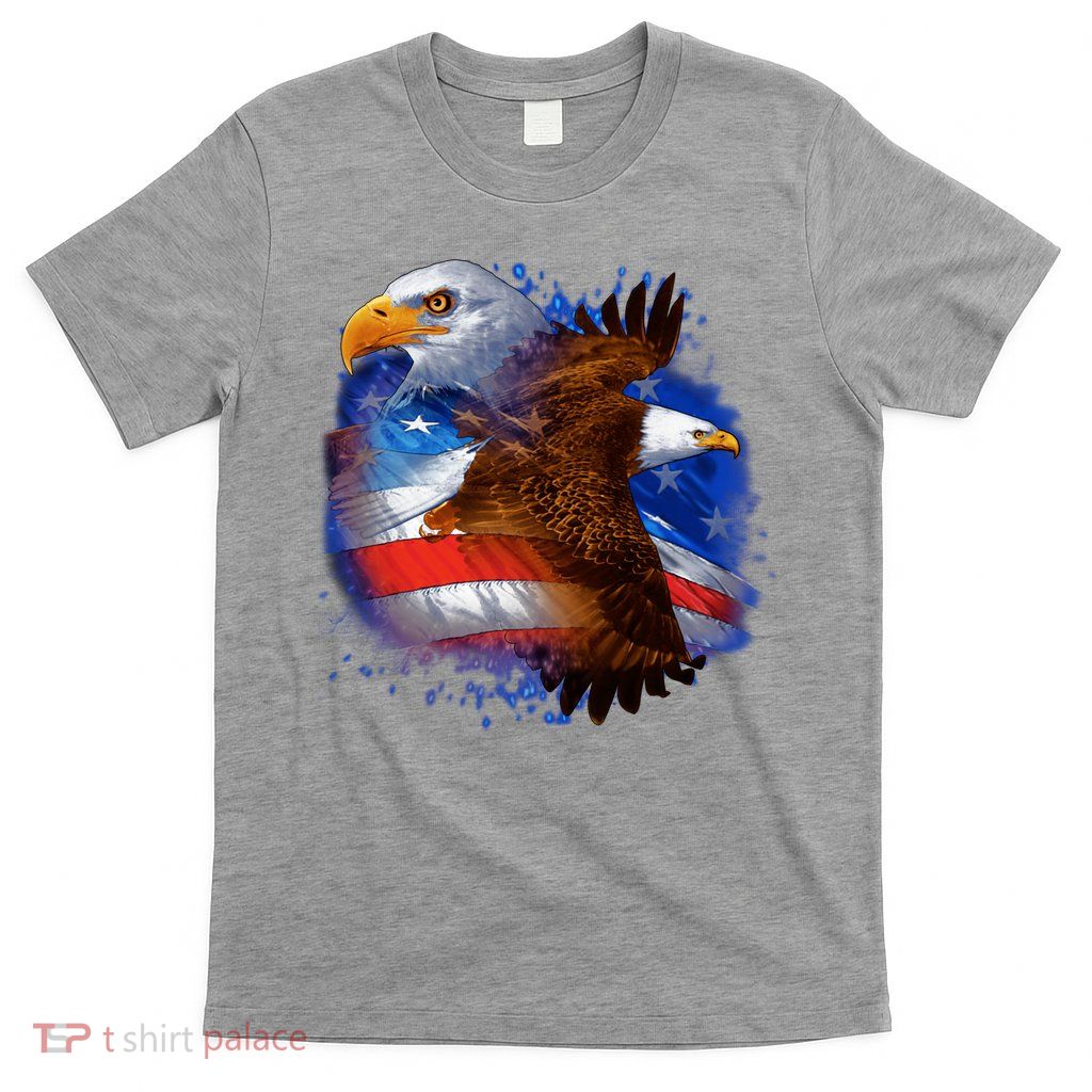 Patriotic American Eagle USA Flag T-Shirt