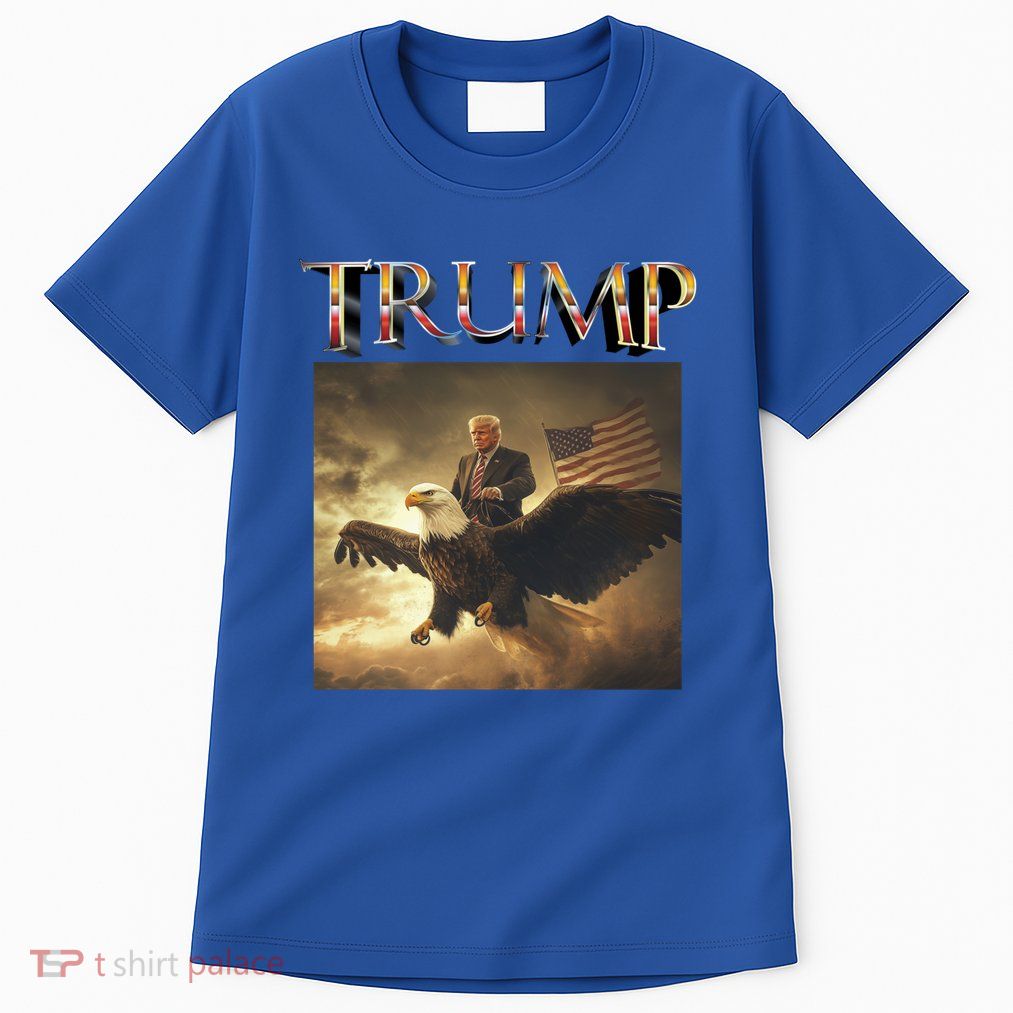 Patriotic American Eagle Election Support Trump And Kamala Gift Tall T-Shirt