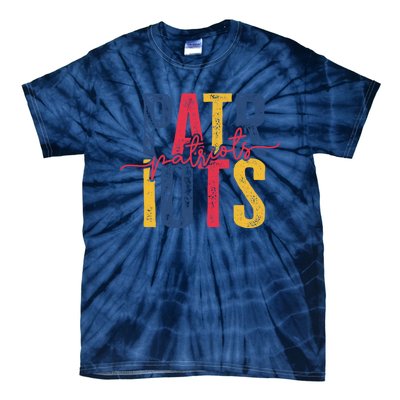 Patriots American Football Team Tie-Dye T-Shirt