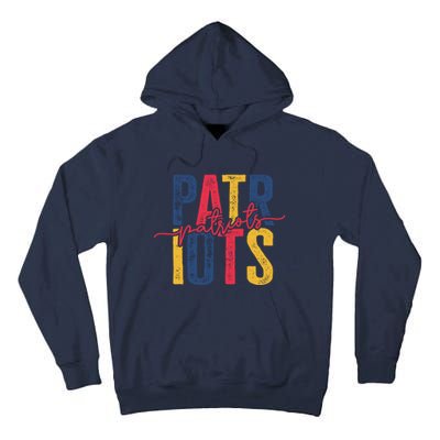 Patriots American Football Team Tall Hoodie