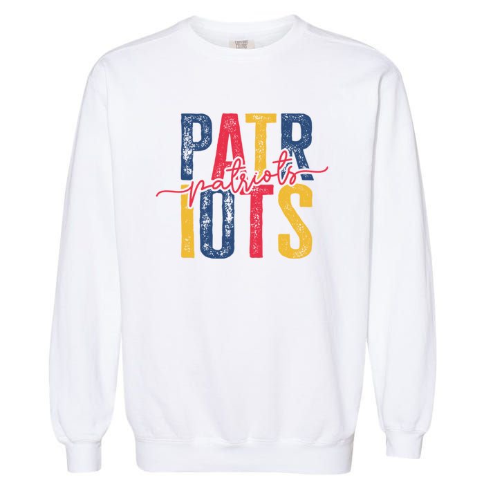 Patriots American Football Team Garment-Dyed Sweatshirt