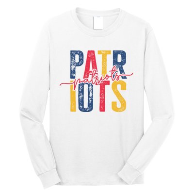 Patriots American Football Team Long Sleeve Shirt