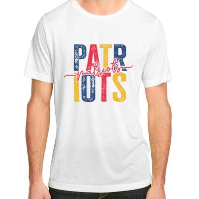 Patriots American Football Team Adult ChromaSoft Performance T-Shirt