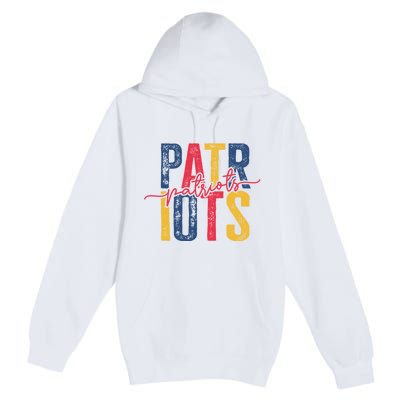 Patriots American Football Team Premium Pullover Hoodie