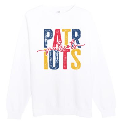 Patriots American Football Team Premium Crewneck Sweatshirt