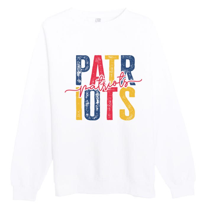 Patriots American Football Team Premium Crewneck Sweatshirt