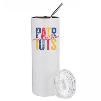 Patriots American Football Team Stainless Steel Tumbler