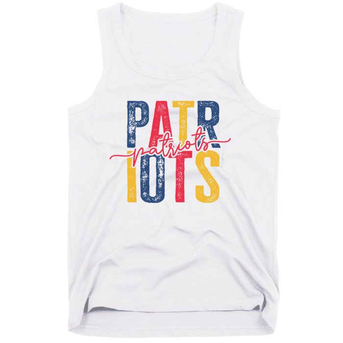 Patriots American Football Team Tank Top