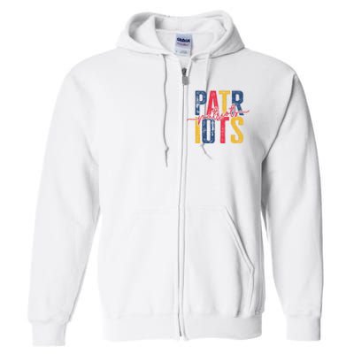 Patriots American Football Team Full Zip Hoodie